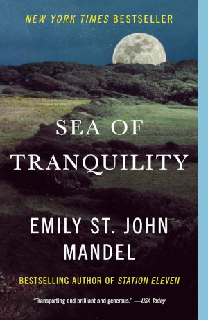 Book cover of Emily St. John Mandel's Sea of Tranquility
