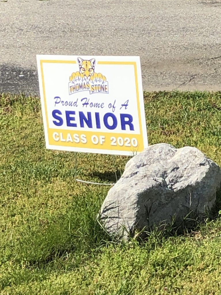 Yard Sign for a high school senior
