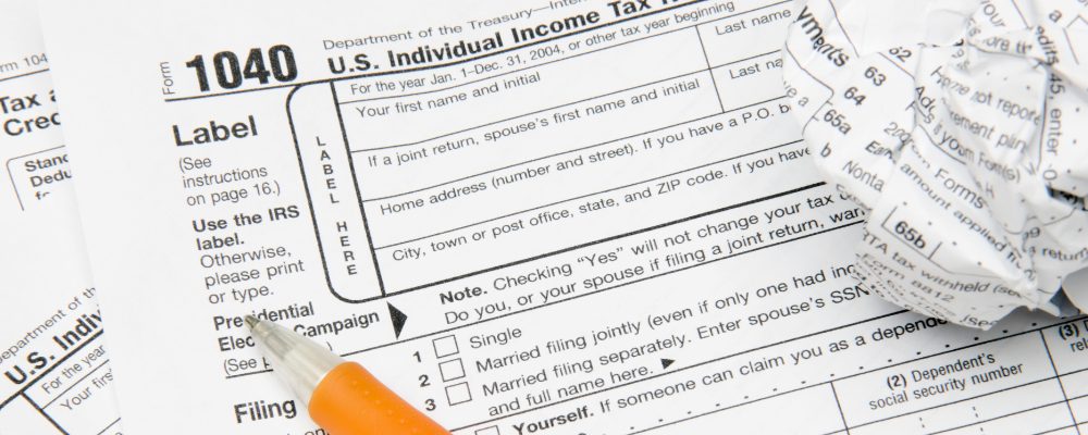 1040 Tax form