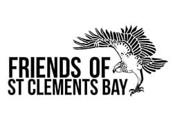 Friends of St. Clement's Bay. Drawing of a hawk.