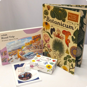 The contents of the Garden Kit displayed on a table.