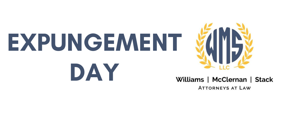 Expungement Day. Williams, Mclernan and stack llc logo