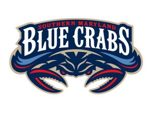 Southern Maryland Blue Crabs logo featuring an angry blue crab