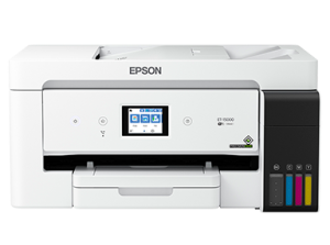 White desktop Epson printer