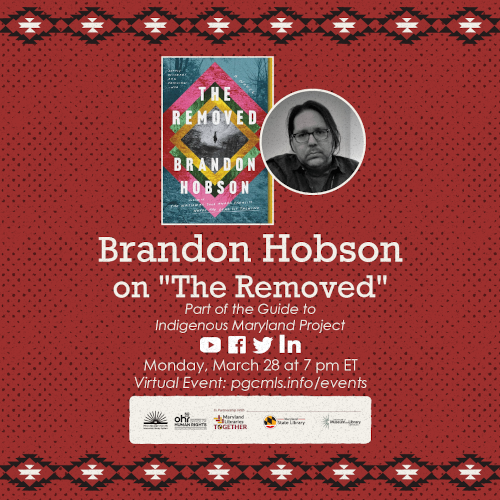 The Removed by Brandon Hobson book cover and headshot of the author