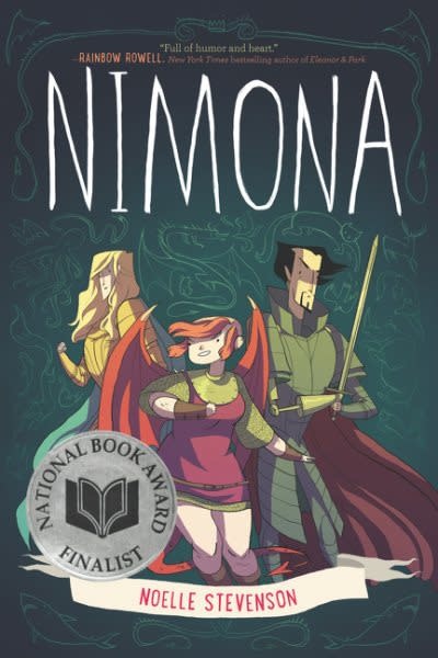 Book cover of Nimona by Noelle Stevenson